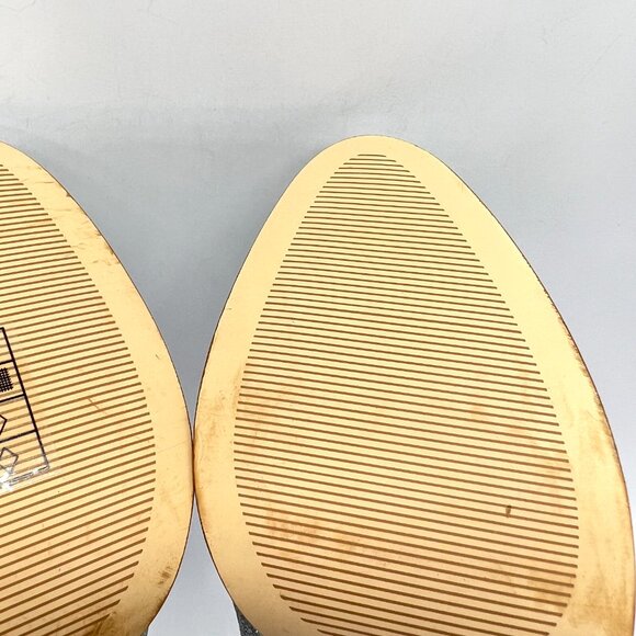 Michael Michael Kors 7.5M Chantal Silver Platforms Pumps Heels Shoes - Picture 11 of 15